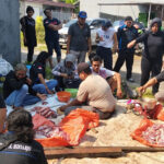 Rayakan Idul Adha, AWOS dan AOS Potong 3 Kambing amanah dari Polda Jawa Timur dan Polresta Sidoarjo.