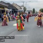 Karnafal budaya di desa talok kecamatan Turen untuk memperingati HUT RI :80 Tahun.