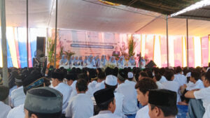 Maulid Nabi Muhammad SAW digelar dengan khidmat di SMPN 2 Sedati, Sidoarjo, pada Kamis (11/9/2025).