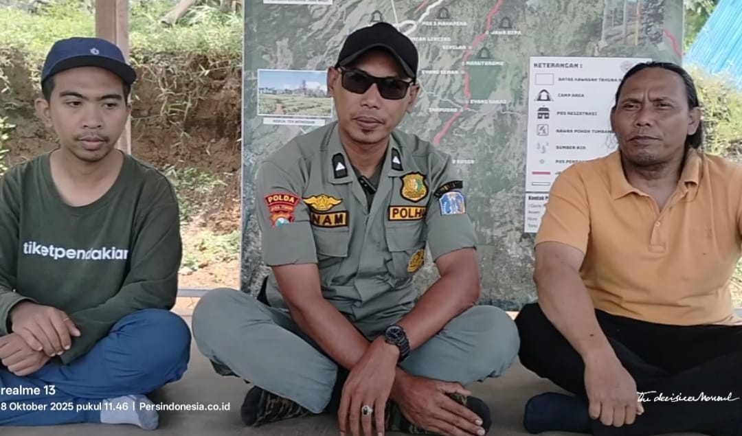 Khairul Anam,Polisi Kehutanan (Polhut) penanggung jawab